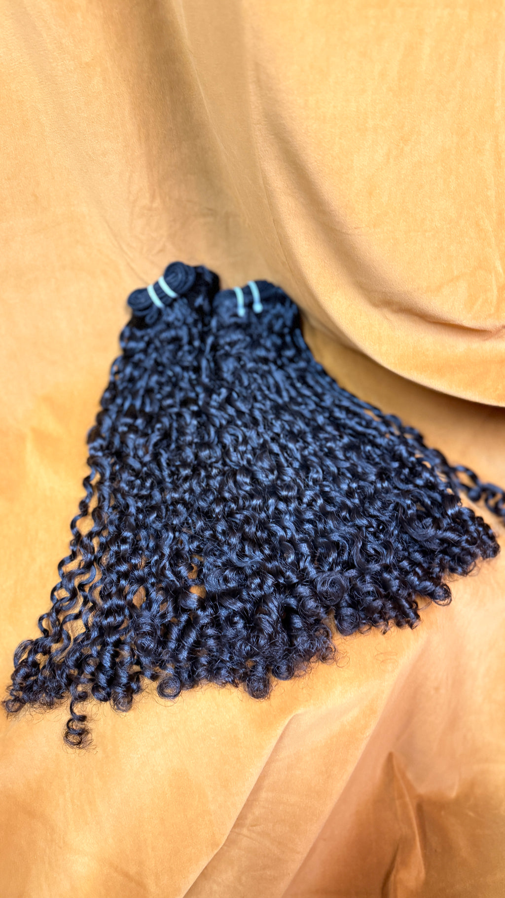 Exotic Curly Bundles
