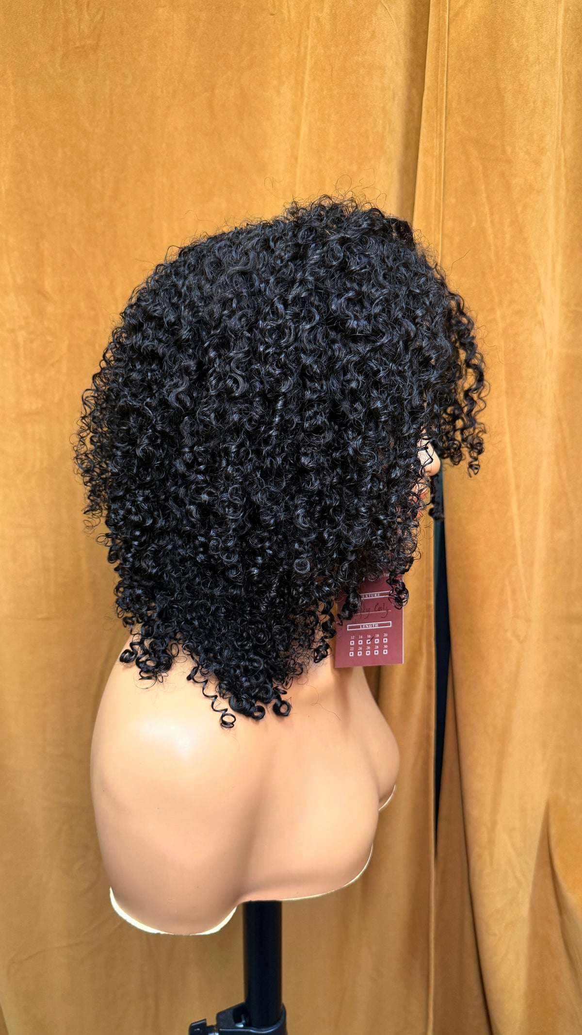 16 inch Kinky Coily - FolliFlex™ Half-Wig Unit - Ready to Wear