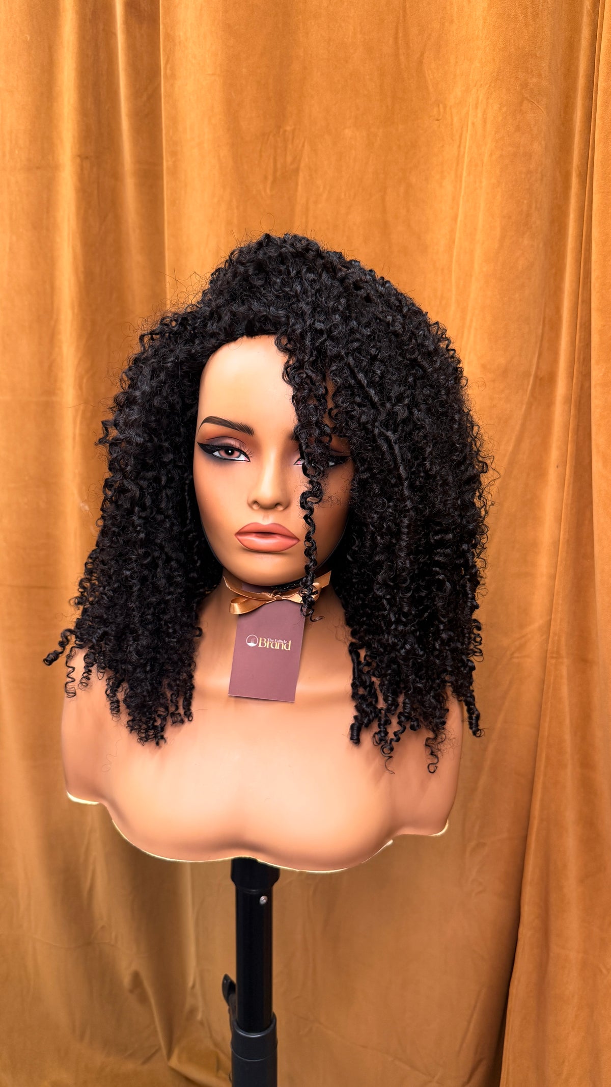 20 inch Kinky Coily - FolliFlex™ Half-Wig Unit - Ready to Wear