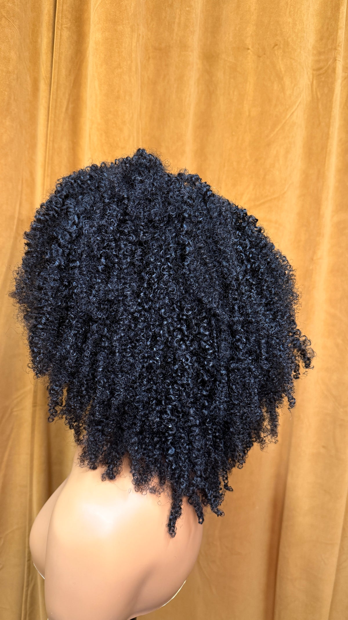 20 inch Afro Kinky Coily - FolliFlex™ Half-Wig Unit - Ready to Wear