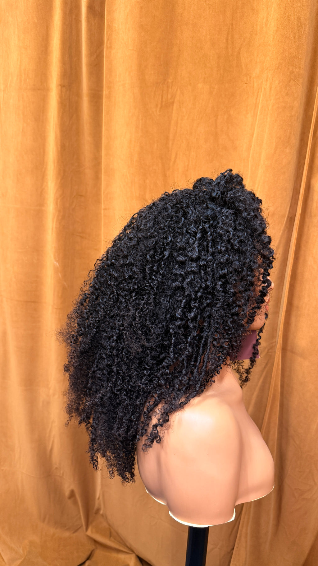 24 inch Afro Kinky Coily - FolliFlex™ Half-Wig Unit - Ready to Wear