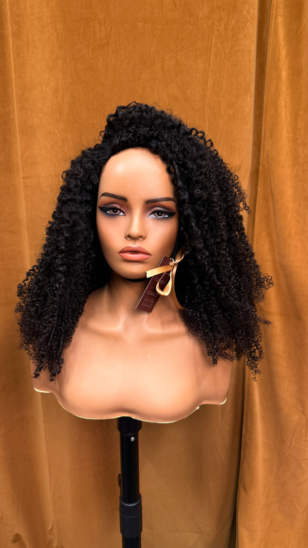 24 inch Afro Kinky Coily - FolliFlex™ Half-Wig Unit - Ready to Wear