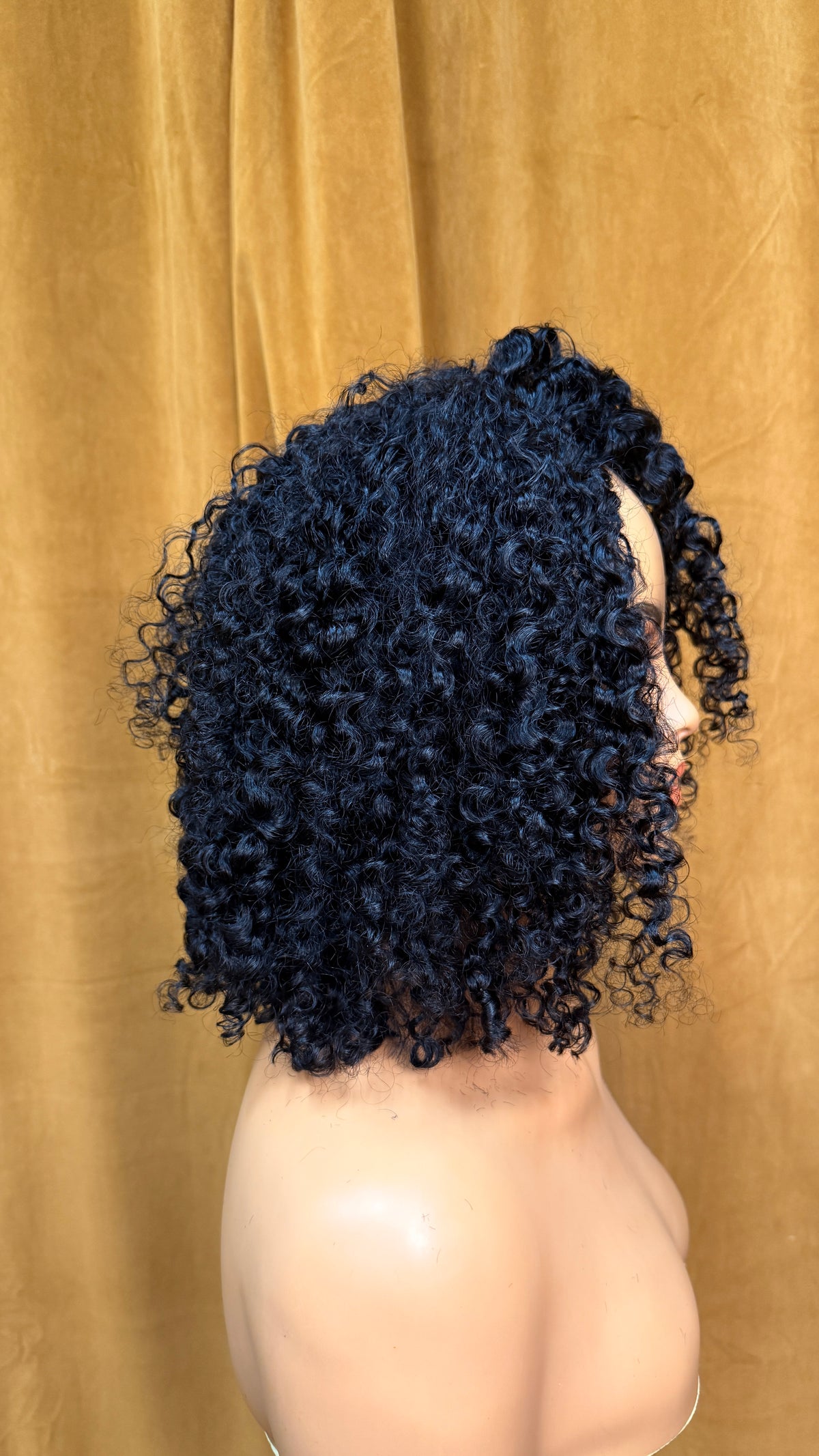 Custom St. Lucia Curly Bob - FolliFlex™ Half-Wig Unit - Ready to Wear