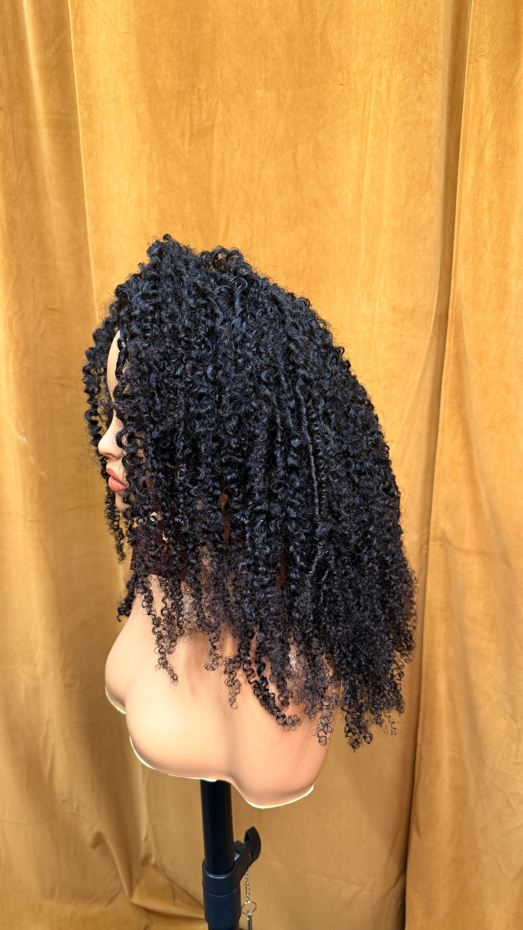 24 inch Afro Kinky Coily - FolliFlex™ Half-Wig Unit - Ready to Wear