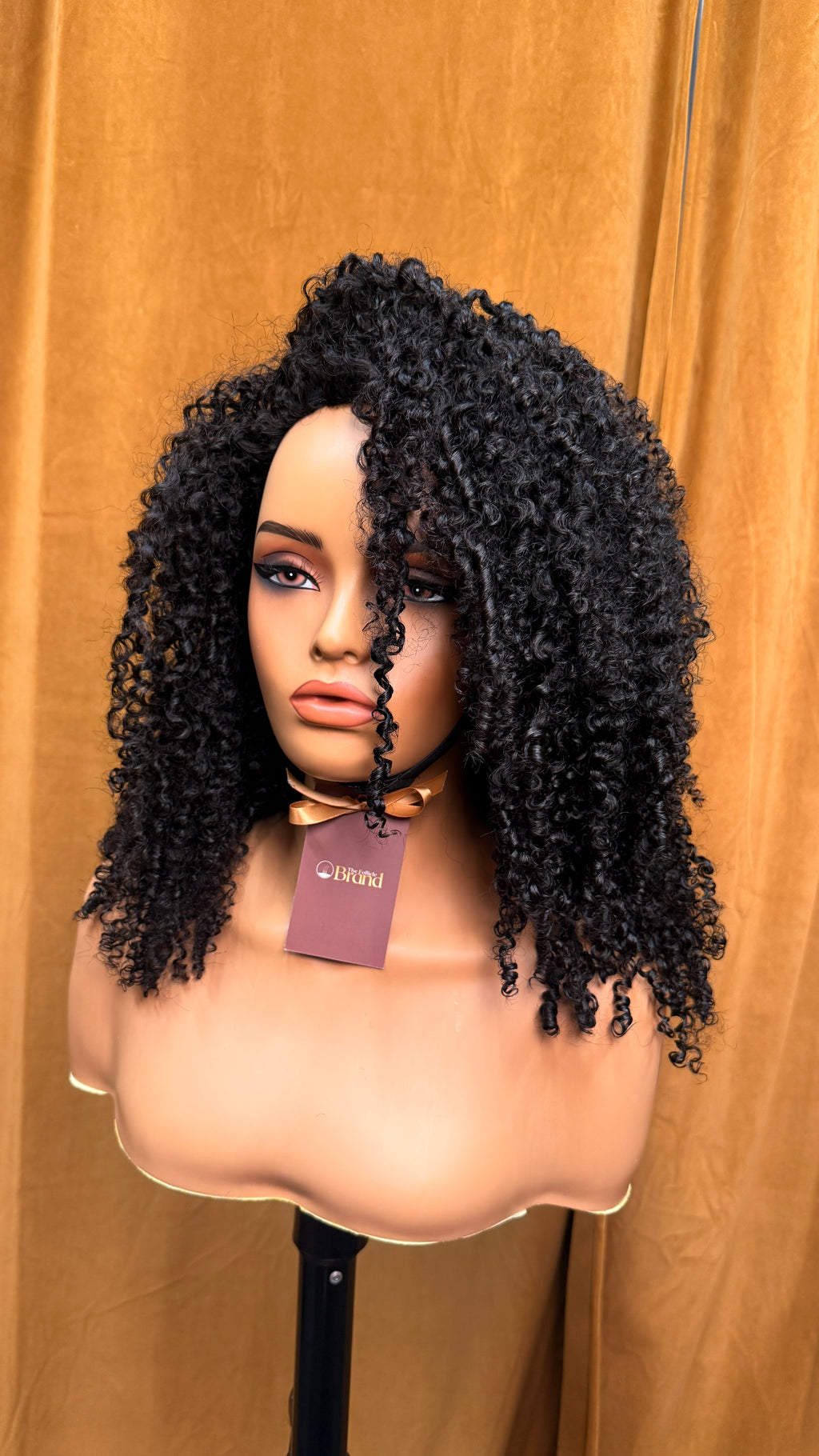 20 inch Kinky Coily - FolliFlex™ Half-Wig Unit - Ready to Wear