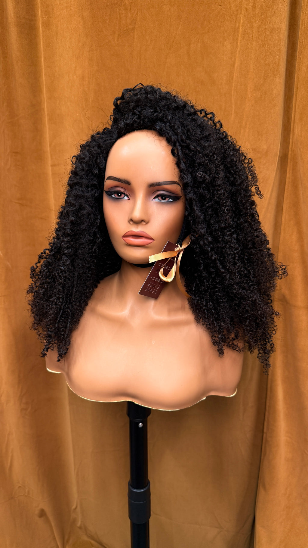 24 inch Afro Kinky Coily - FolliFlex™ Half-Wig Unit - Ready to Wear