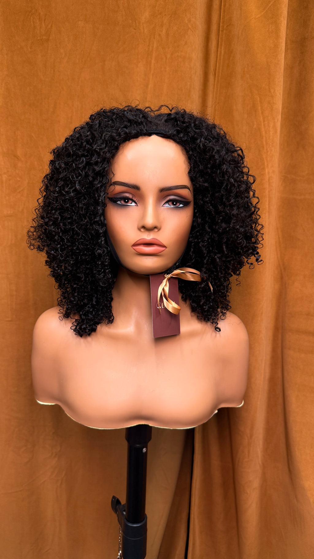 16 inch Kinky Coily - FolliFlex™ Half-Wig Unit - Ready to Wear
