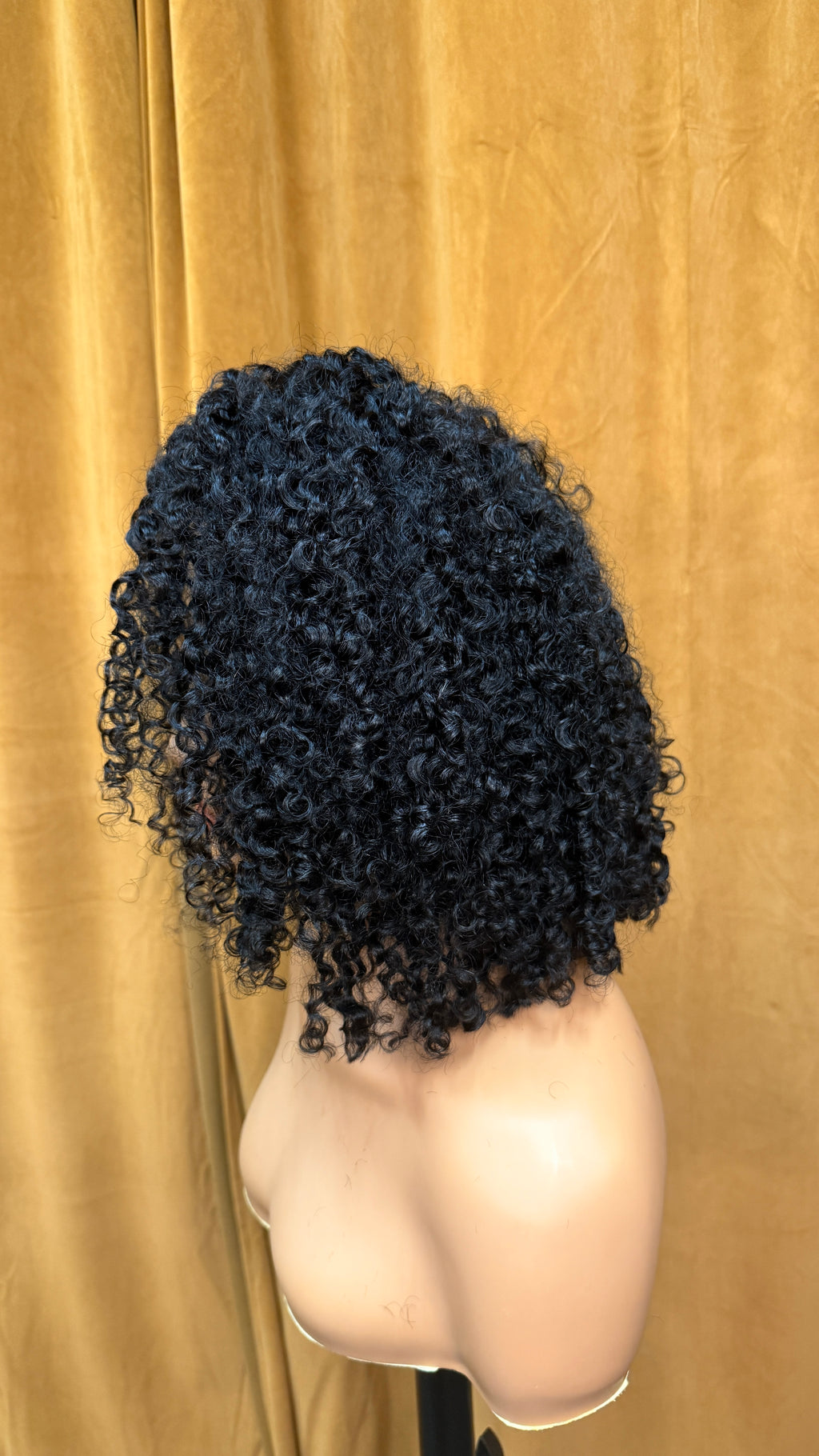 Custom St. Lucia Curly Bob - FolliFlex™ Half-Wig Unit - Ready to Wear