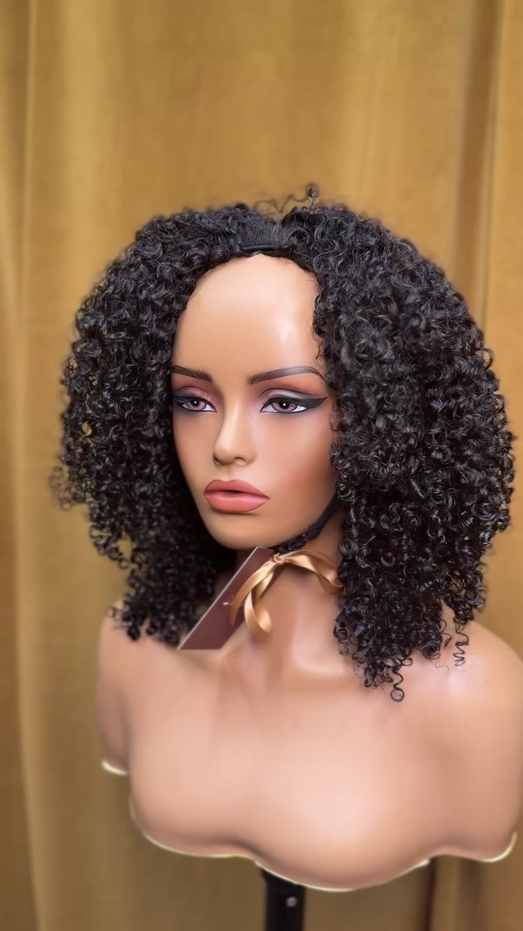 16 inch Kinky Coily - FolliFlex™ Half-Wig Unit - Ready to Wear