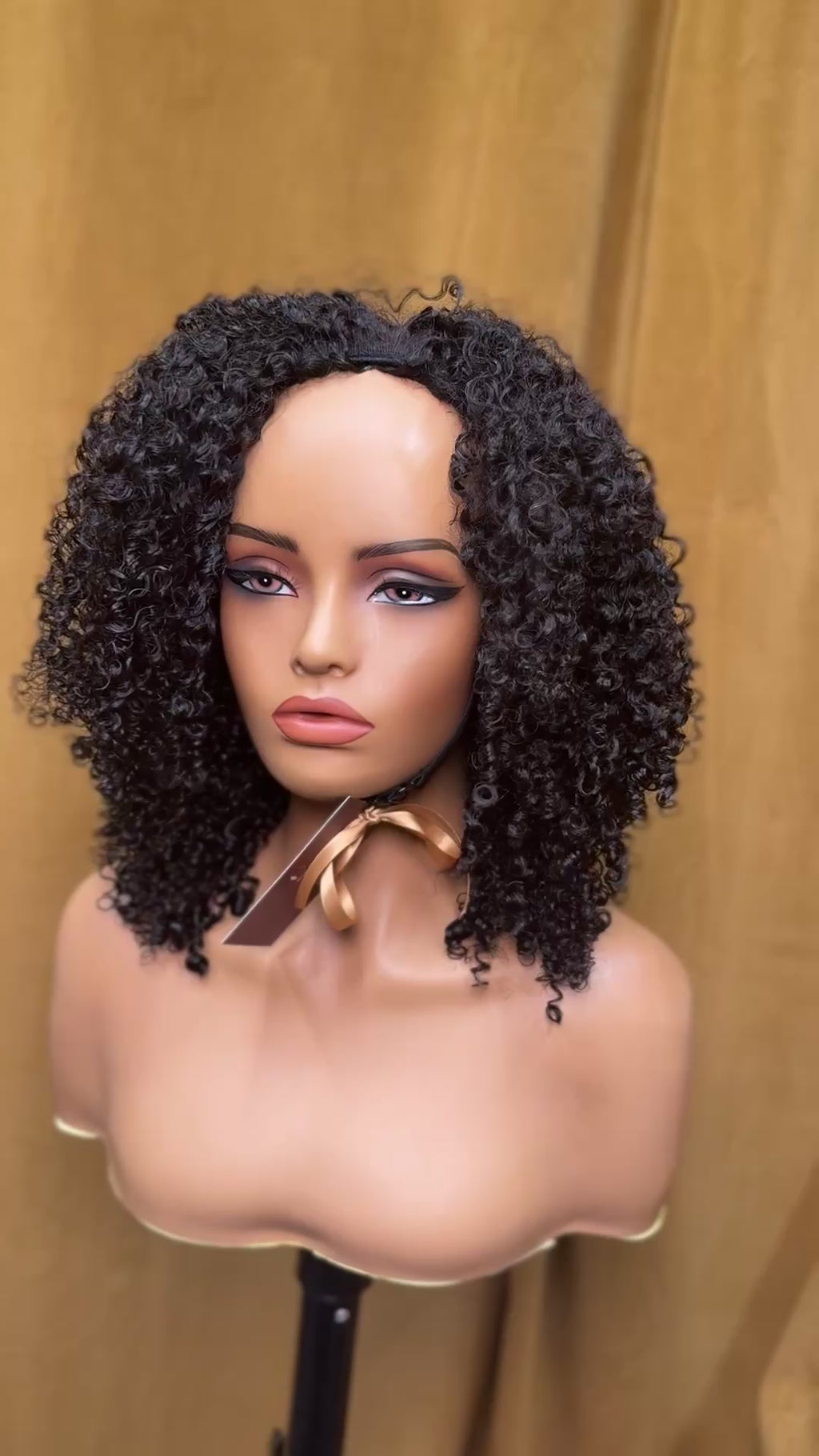 16 inch Kinky Coily - FolliFlex™ Half-Wig Unit - Ready to Wear