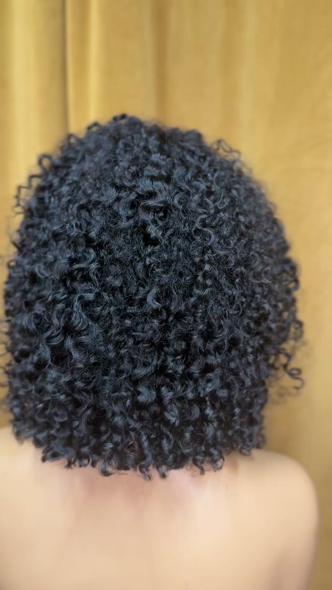 Custom St. Lucia Curly Bob - FolliFlex™ Half-Wig Unit - Ready to Wear