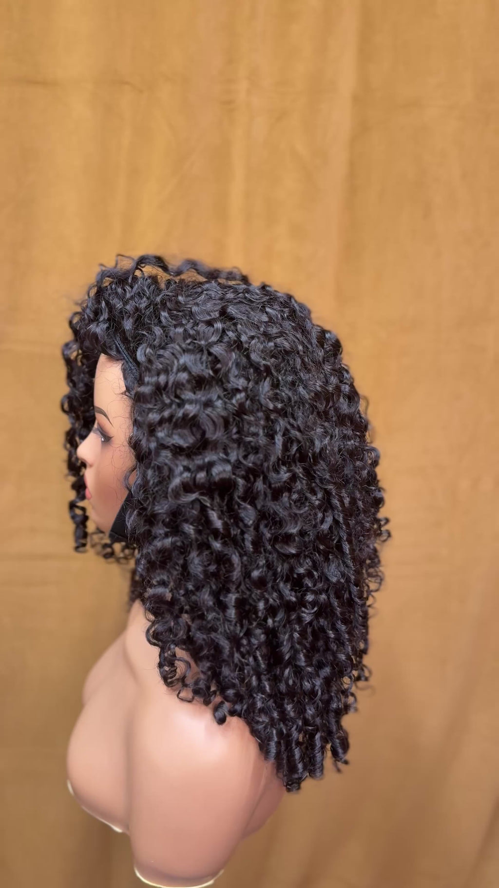 16 inch Fiji Curly - FolliFlex™ Half-Wig Unit - Ready to Wear