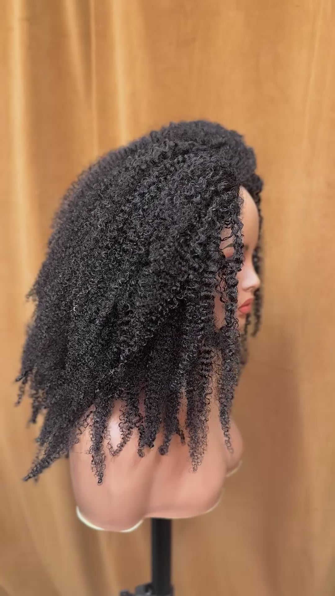 20 inch Nairobi Coily - FolliFlex™ Half-Wig Unit - Ready to Wear