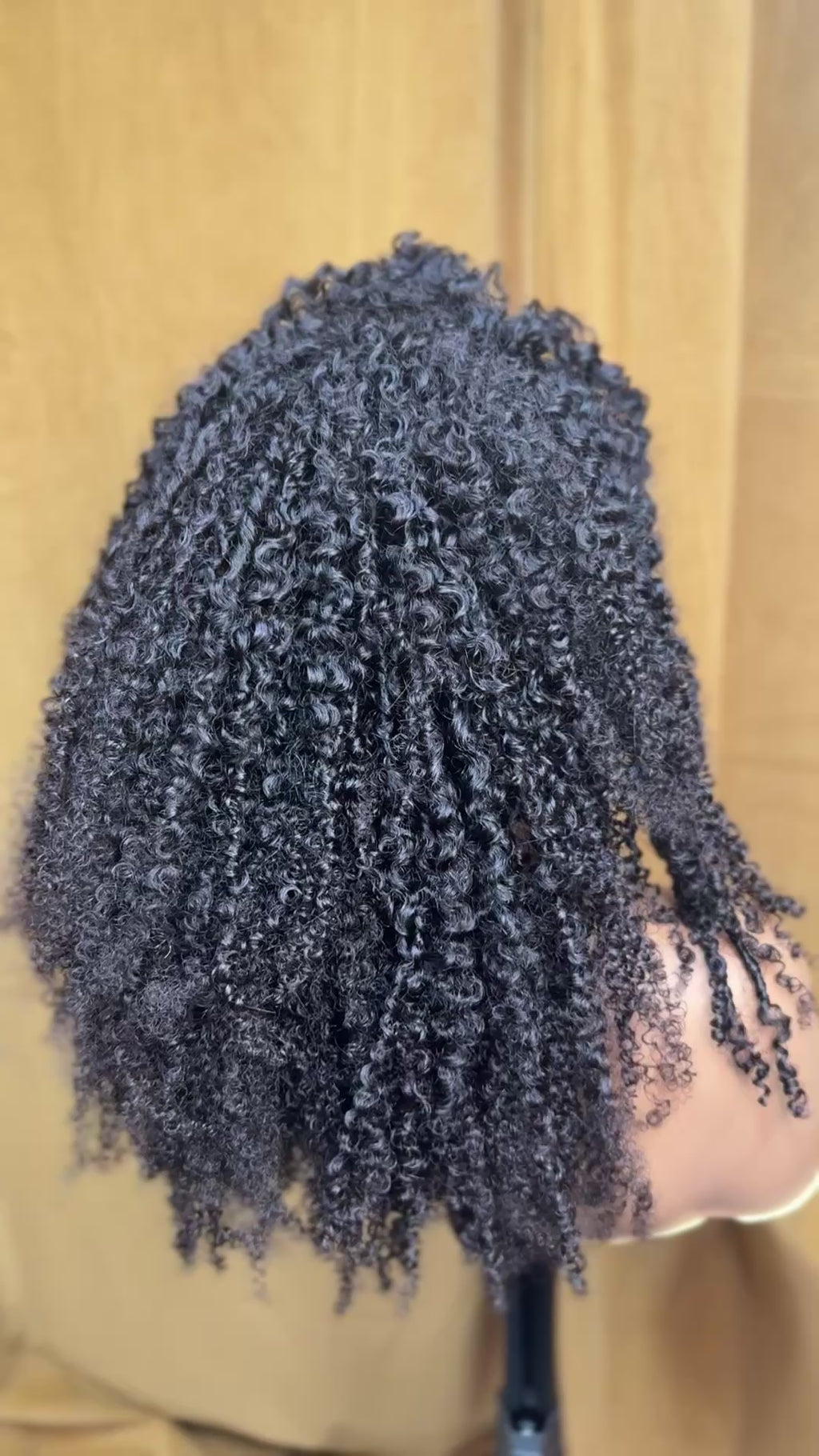 24 inch Afro Kinky Coily - FolliFlex™ Half-Wig Unit - Ready to Wear
